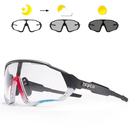 New Style Sunglasses Photochromic Sport Cycling Glasses Bicycle Eyewear Mountain Bike Cycl Goggles UV400 MTB Road for Men