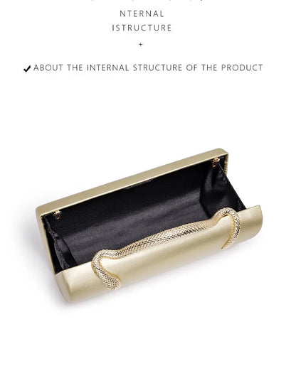Luxury Designer Women's Dinner Bag with Metal Top Handle Single Shoulder Bag And Wallet for Wedding Cosmetics 2025 New Model
