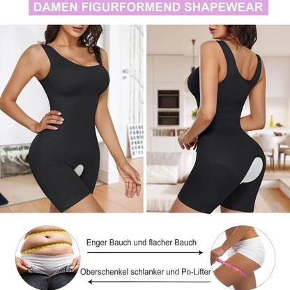 Shapewear One-Piece Body Sculpting Underwear Large Size Hip Lifting Tummy Control Open Bottom Briefs Comfortable Underwear
