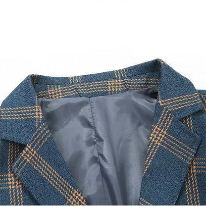 New style suit jacket - men's horizontal stripe business casual fashionable shirt - slim fit men's suit jacket