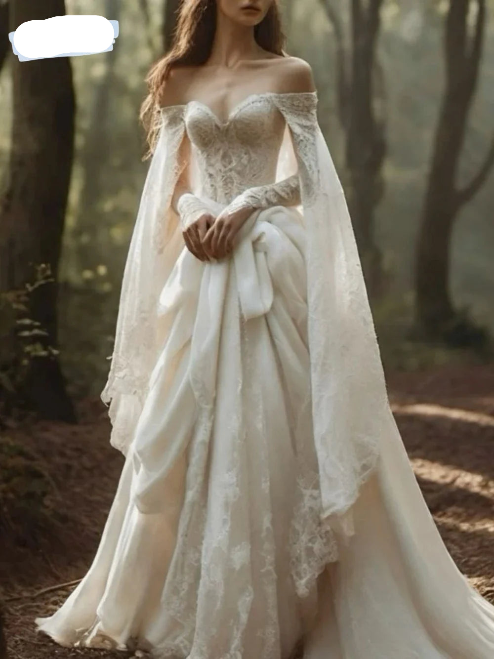Fantasy Lace A Line Wedding Dress Romantic Lace Up Back Sweetheart Neck Bridal Gown Customized Glamorous Long Chic Women Wear