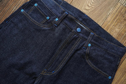 SZ6601-10OZ Men Jeans Selvedge Sanforized Denim Jeans Summer Indigo Jeans for Man Regular Fit Straight Leg 10 Oz