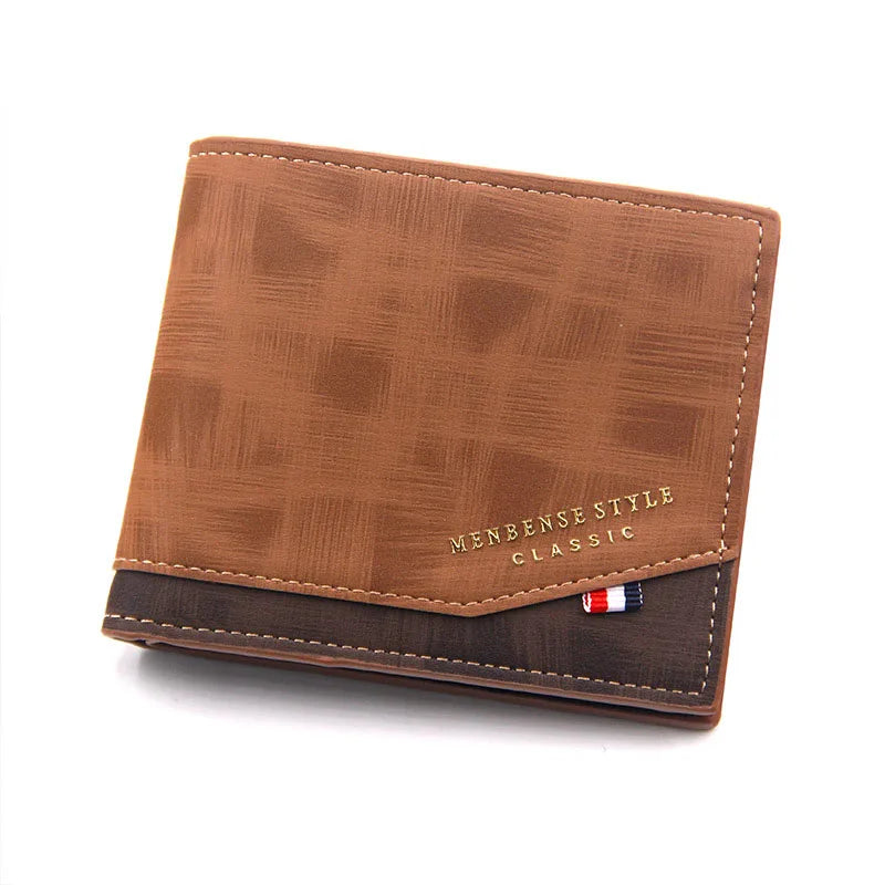 Portefeuilles Homme Mini Porte-monnaie Classique Slim Porte-photo Petit Portefeuille Homme Qualité Porte-cartes Cuir Givré Homme Sacs