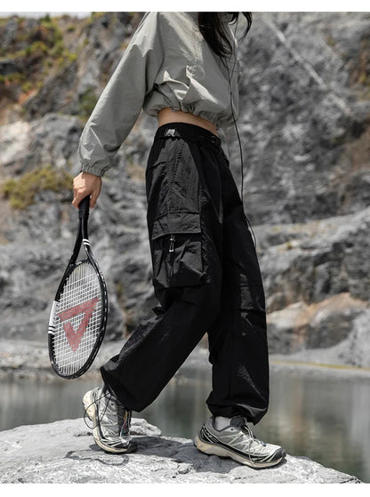 Outdoor Hiking Pants Male Waterproof Wear-Resistant Trekking Paratrooper Trousers Autumn Breathable Mountaineering Cargo Pants