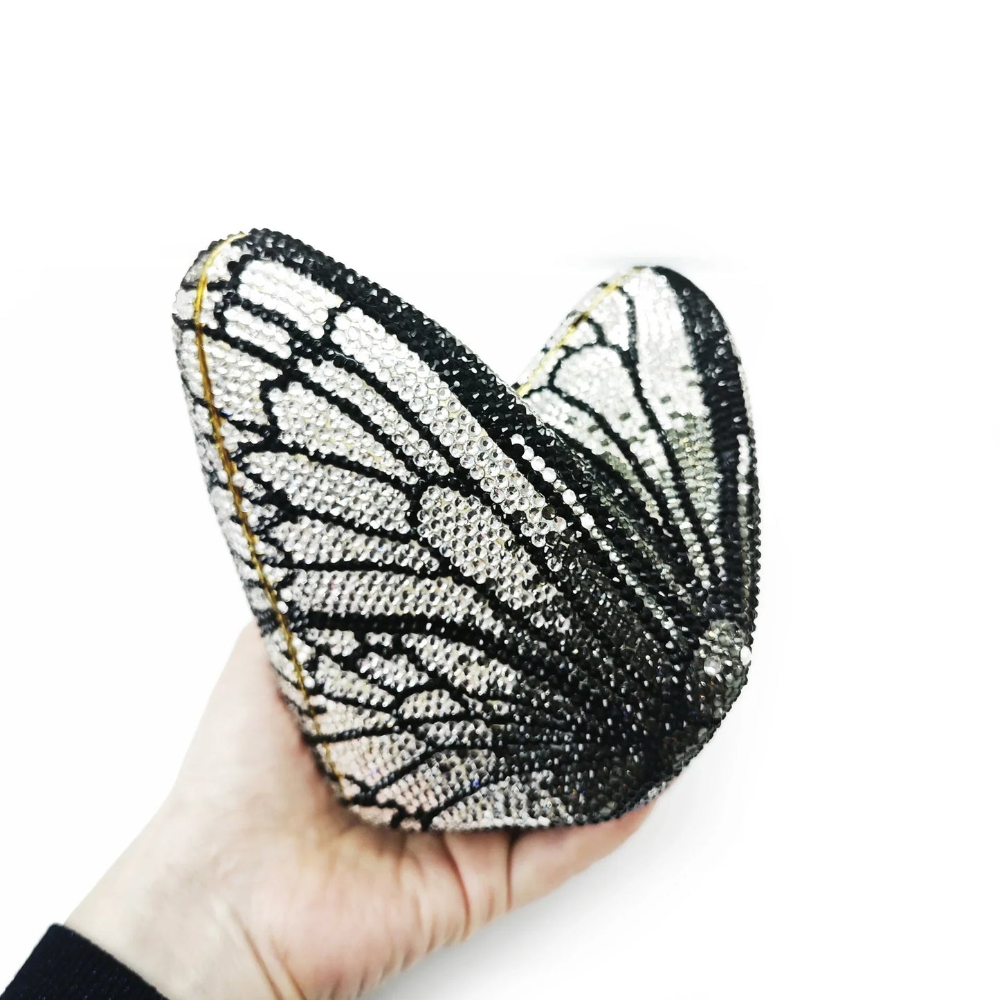 Butterfly Shaped Rhinestone Evening Bags Women Luxury Gorgeous Classy Sparkling Rhinestone Clutch Purses Wedding Party