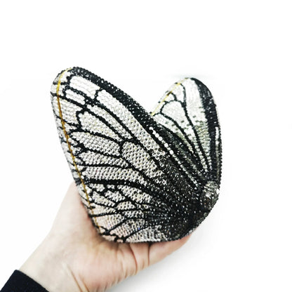 Butterfly Shaped Rhinestone Evening Bags Women Luxury Gorgeous Classy Sparkling Rhinestone Clutch Purses Wedding Party
