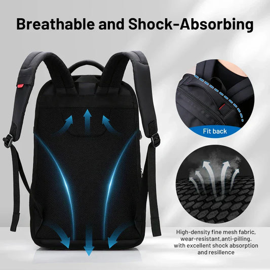 Travel Multifunction Backpack Fashion Zipper Open Bag Men's Backpack Laptop High Quality Male Women Business Classic Bags