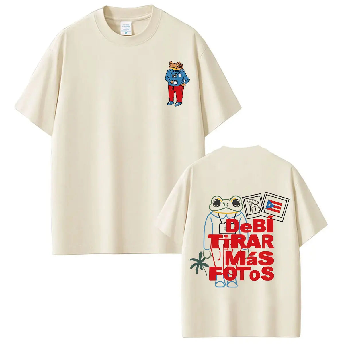 Rapper Bad Bunny Tour 2026 Graphics T-Shirt Men Women Vintage T Shirts Short-sleeved 100% Cotton Hip-hop Aesthetics T-shirts