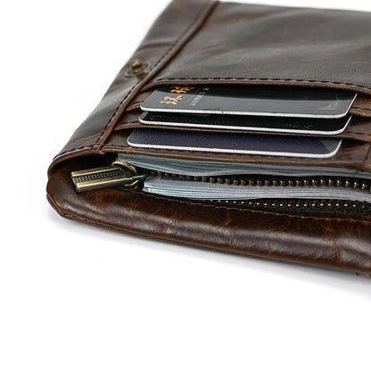 Men Card Holder Geestock Men's Wallet Rfid Credit Card ID Short Wallet Fashion Multi Card Retro Cowhide Coin Purse Casual wallet
