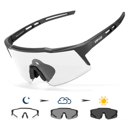 Photochromic Child Sunglasses UV400 Protection Sport Cycling Glasses Kids Boys Girls Fashion Bike Glasses Bicycle Eyewear