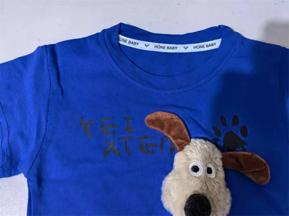 Kids Clothes Summer Children Boy Girls Cartoon T Shirt Shorts 2Pcs/sets Baby Toddler Clothing Infant Sportswear 1 2 3 4 5 Years