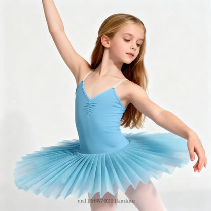 White Pink Ballet Tutu Skirt Swan Lake Ballet Dress Children's Performance Costume Kids Belly Dance Clothing Stage