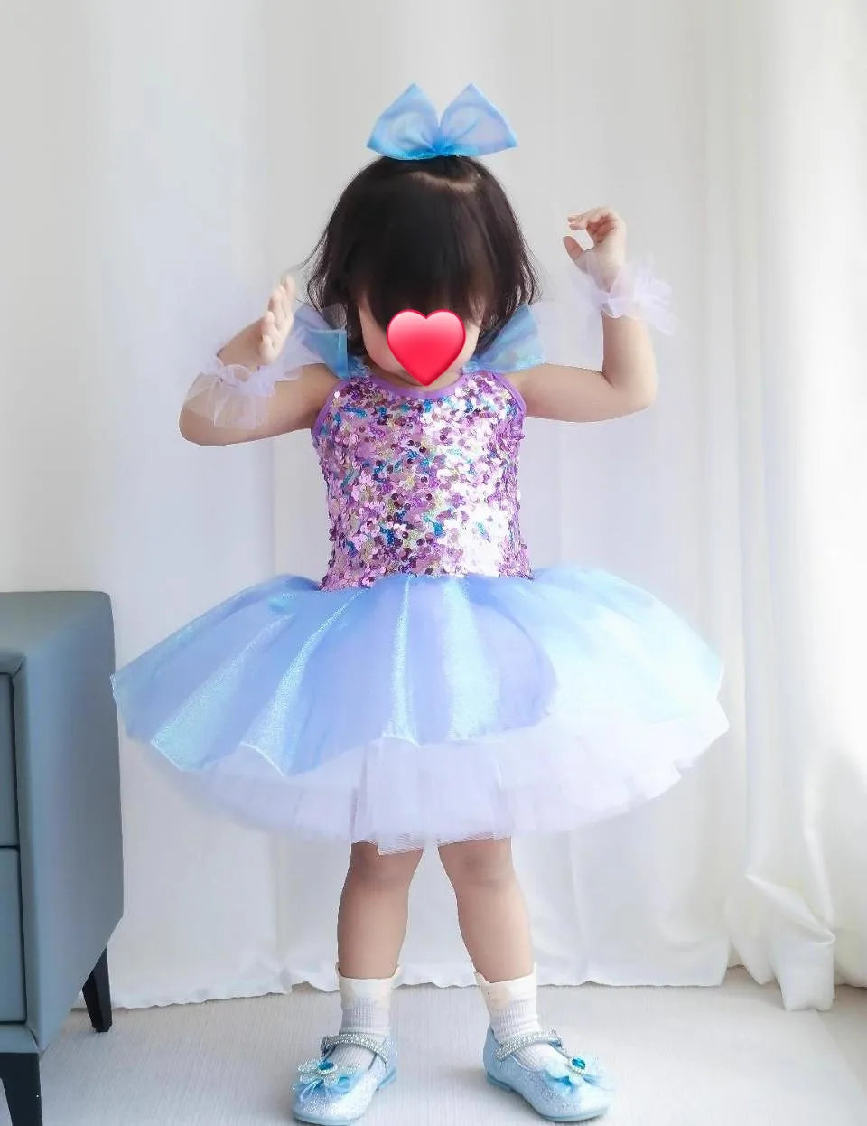 Children's Day Dance Dress Girl Ballet Princess Summer Dresses Girls Ballet Sequins Outfit Kids Clothes Vestidos Birthday Gift