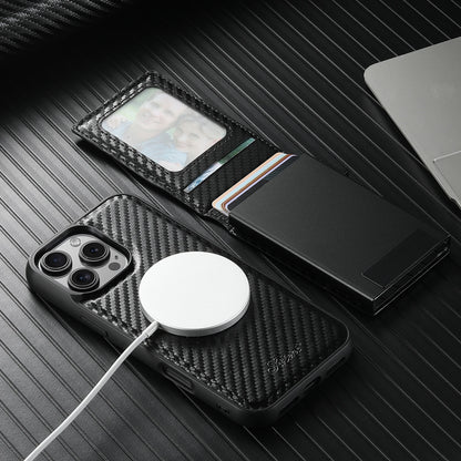 For iPhone 17 Air/16/15/14/12/13 Promax Plus all-inclusive TPU magnetic card holder for inserting leather mobile phone cases