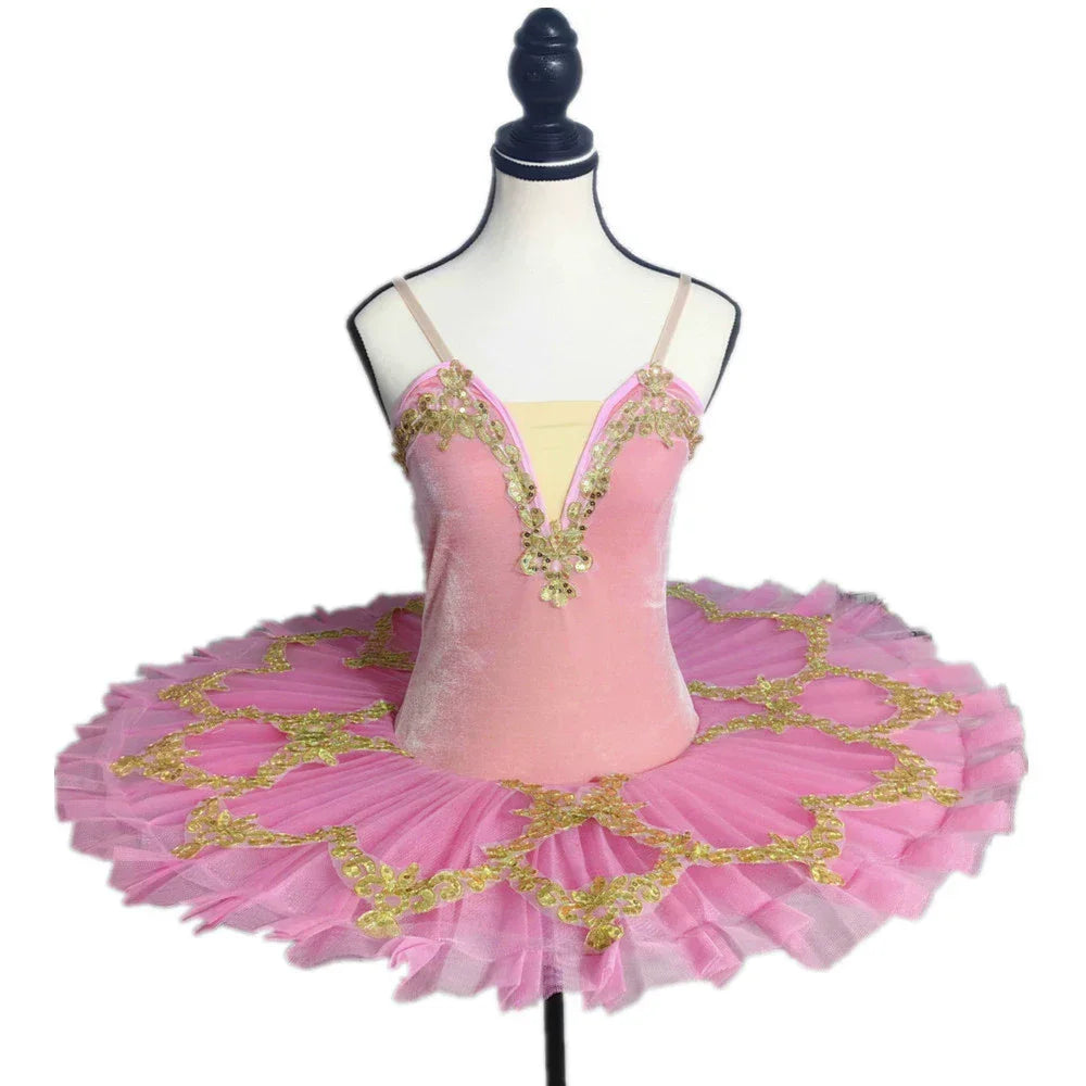 Summer Ballet Dress Women Vestidos Family Look Outfits Adult Ballet Girl Dress Tutu Ballerine Mother Kids Clothes Dance Costumes