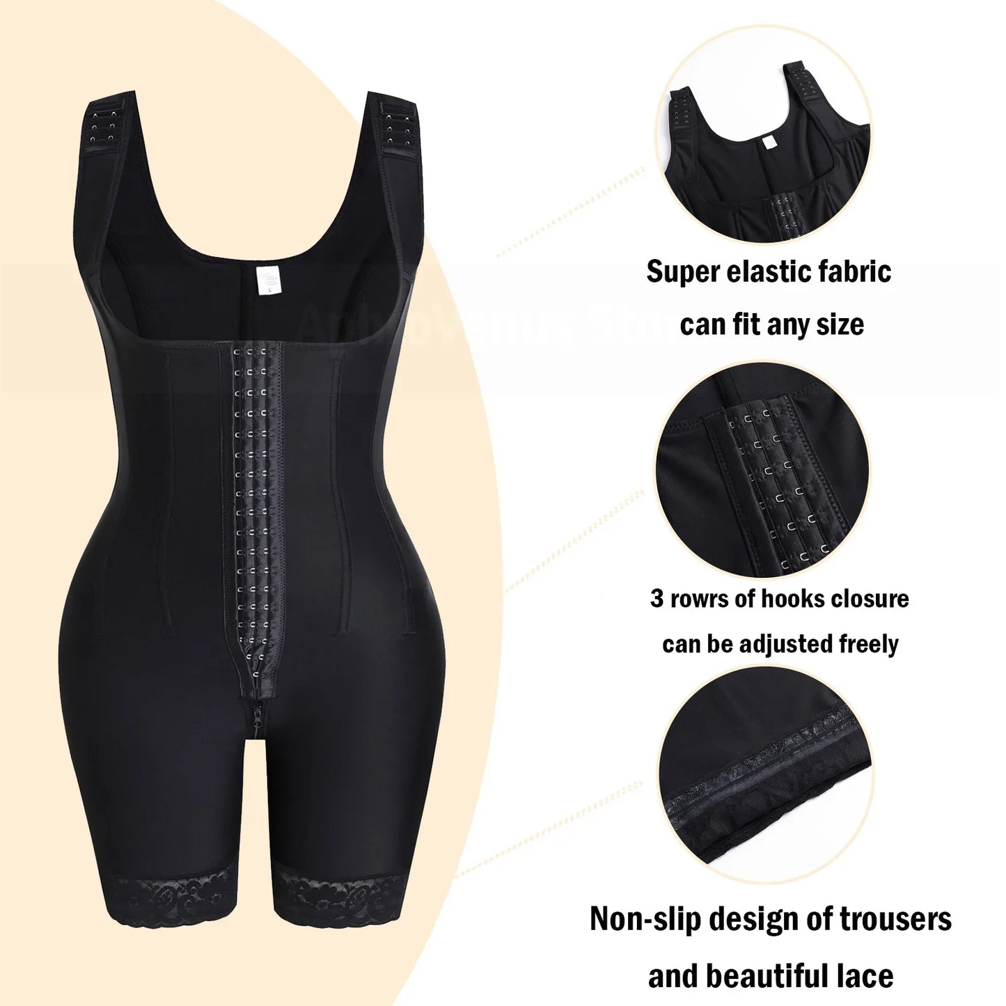Fajas Colombian Firm Body Shapers Reducing and Shaping Girdles for Women Post Surgery Corset Butt Lifter Slimming Sheath