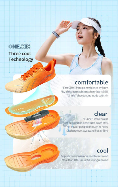 Cushioning Running Shoes For Men Suitable Heavy Runners Lace Up Sports Women Non-slip Outdoor Athletic Male Sneakers
