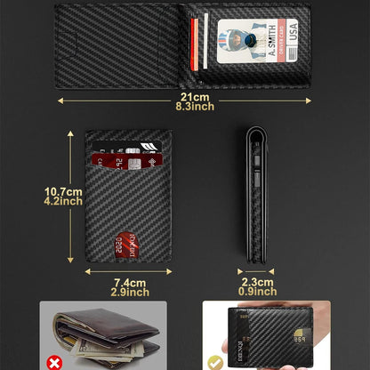 Luxury Brand Men Wallet Credit Card Holder Minimalist Wallet Money Bag Business Male Purse Cardholder Case Wallets for Men