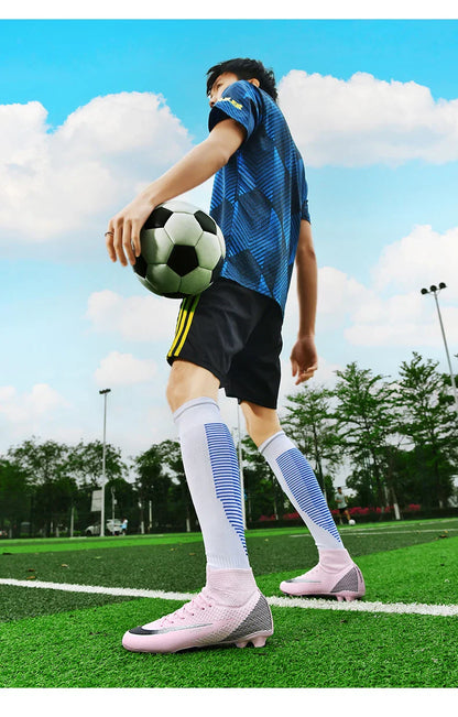 Men TF Football Boots Sneakers Indoor Comfortable High Quality Training Male Soccer Shoes Non Slip Sports Football Shoes Match