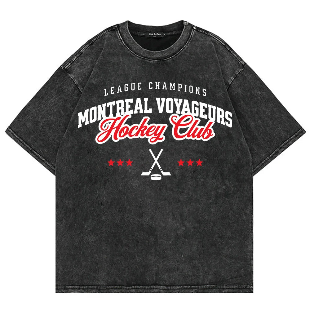 100% Cotton Vintage Washed 24 Hollander Montreal Voyageurs Tshirt Fashion Men TV Heated Rivalry Ilya Rozanov 81 Tees Shirts Tops