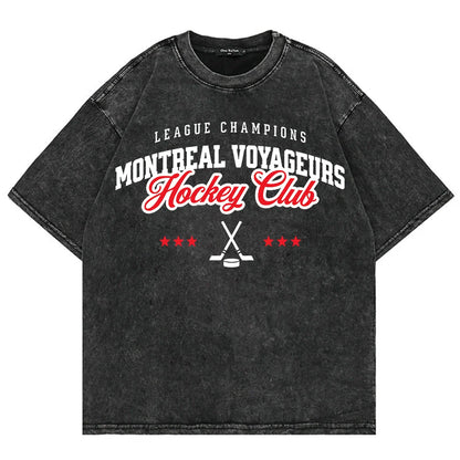 100% Cotton Vintage Washed 24 Hollander Montreal Voyageurs Tshirt Fashion Men TV Heated Rivalry Ilya Rozanov 81 Tees Shirts Tops