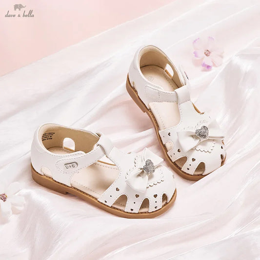 Baby Girls Sandals Summer Lovely Soft Leather Shoes Children's Princess Crystal Shoes Party Outdoor Cool DB2252034