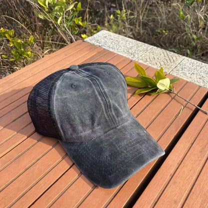 Fashion Men Baseball Cap Hot Sale Unisex Trucker Hat Multi Colors Plain Baseball Cap Women Men Washed Cotton Cap
