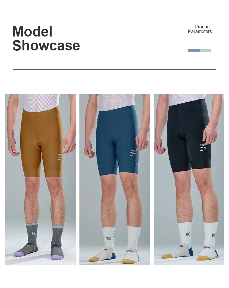 Pro Summer Men's Cycling Shorts Bicycle Pants Shock-absorbing Cycling Clothing Mountain Road Bike Tousers With Pocket