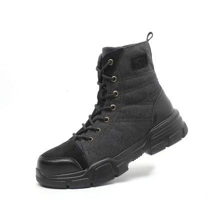 Customizable Steel Toe Boots for Men Work Boots Indestructible Work Shoes Desert Safety Boots Safety Shoes