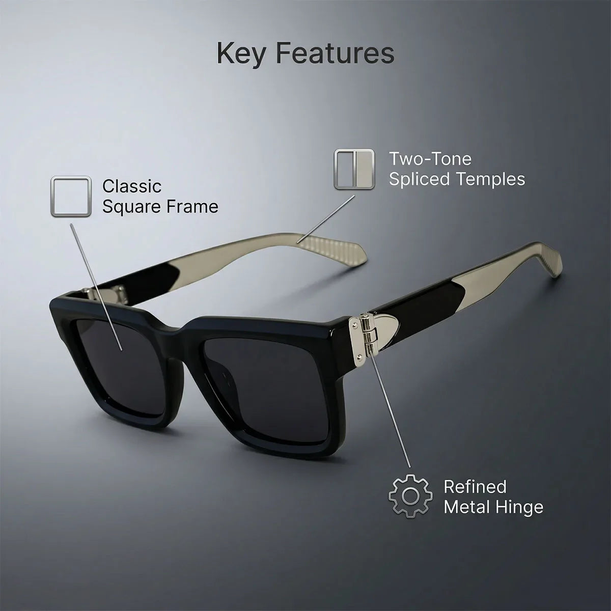 2026 Square Sunglass Men UV400 Protection Vintage Retro Sunglasses Women Trendy Luxury Fashion Glasses Gafas De Sol Hombre Vasos