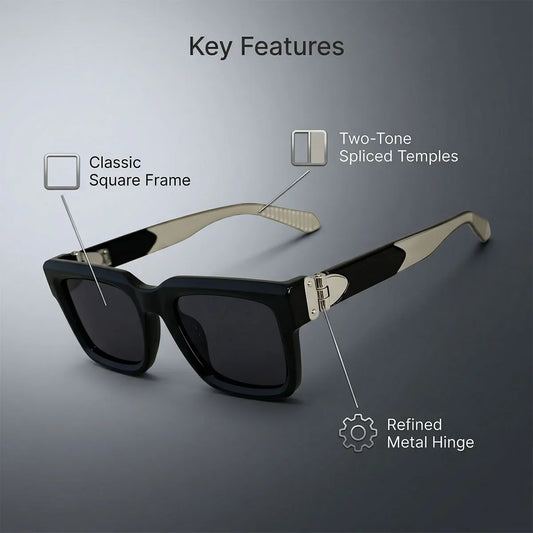 2026 Square Sunglass Men UV400 Protection Vintage Retro Sunglasses Women Trendy Luxury Fashion Glasses Gafas De Sol Hombre Vasos