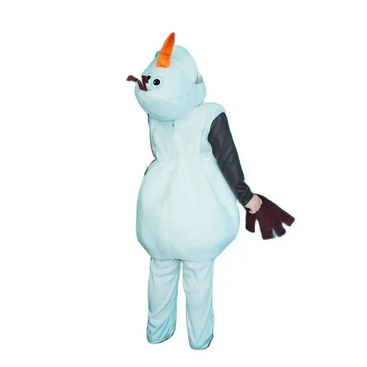 Kids Halloween Costumes Child Comfy Deluxe Plush Adorable Olaf Cosplay Toddler Favorite Cartoon Movie Snowman Party Dress-up