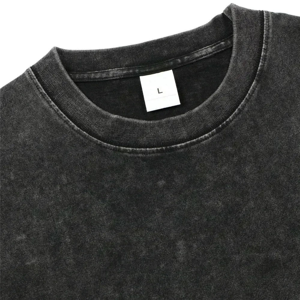 Summer Vintage West Coast Choppers Printed Washing T-Shirt Women Cotton Breathable Retro Biker Style Loose Fit Casual Streetwear