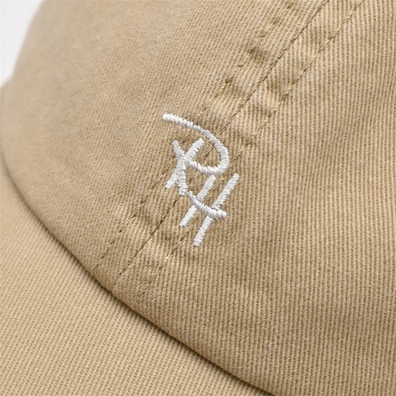Unisex RH Letter Embroidery Baseball Cap Men Women Summer Casual Hat Outdoor Shade Adjustable Hip Hop Streetwear Trucker Hats