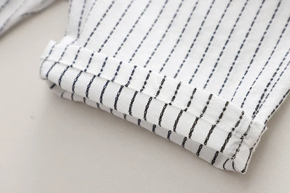 New Summer Kids Boys Clothes High Qulity Short Sleeve Gentleman Patchwork T Shirt Pants Toddler Boy Clothing Casual Outfits
