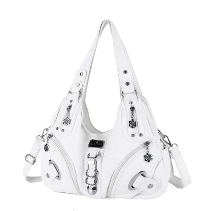 Vintage Women Handbags Fashion Shoulder Bag Large Tote Top-handle Shopping Pack Multifunctional Satchel Lady Hobos Purse