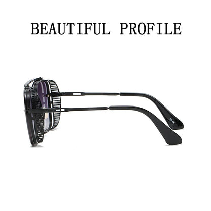 Steampunk Sunglasses For Men 2023 Punk Sunglasses Women Vintage Fashion Glasses Luxury Retro Square Shades Trending Gafas De Sol