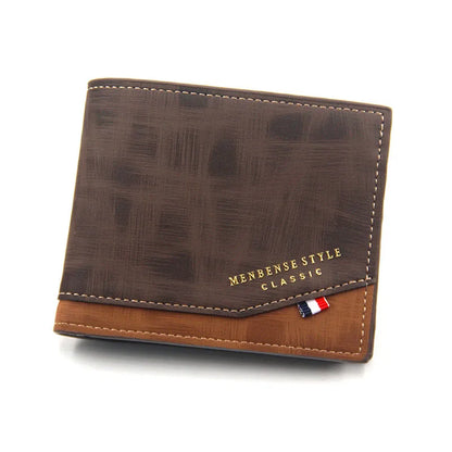 Portefeuilles Homme Mini Porte-monnaie Classique Slim Porte-photo Petit Portefeuille Homme Qualité Porte-cartes Cuir Givré Homme Sacs