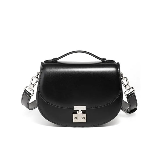 Genuine leather woman bag cowhide Shoulder bag Minimalism luxury bags womans high quality 2025 ladies crossbody bag