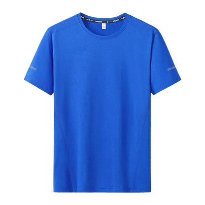 3pcs Summer Sport T-shirt for Men Plus Size 6XL/7XL Quick Dry Tees Oversized Round Neck Short Sleeve Fitness Running T-shirt
