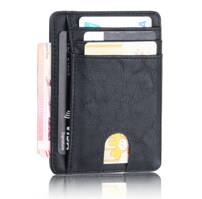 Blocking Wallet Business Card Cover for Case Super Thin Men Leather Credit Card Holder Card Travel Wallet Minimalist Wallet