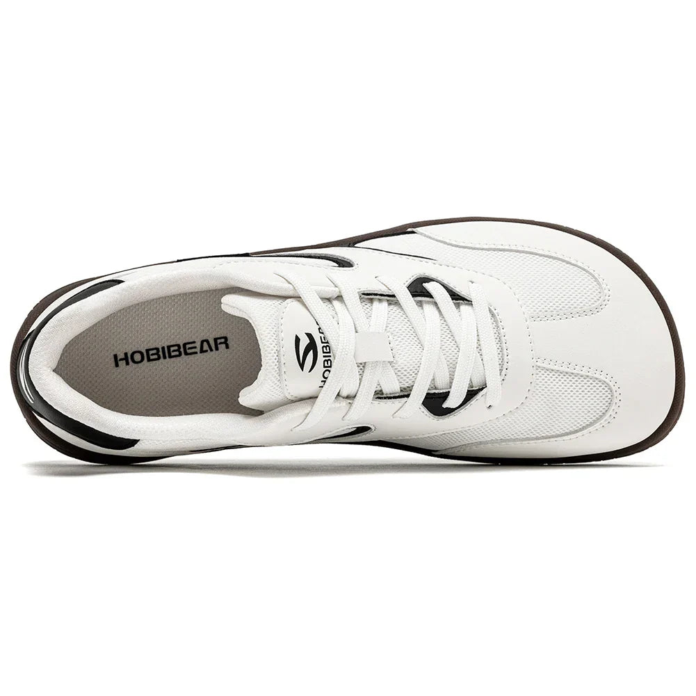 Unisex Barefoot Shoes Wide Width Minimalist Sneakers Zero Drop Classic Retro Outdoor Walking Shoes for Men Women