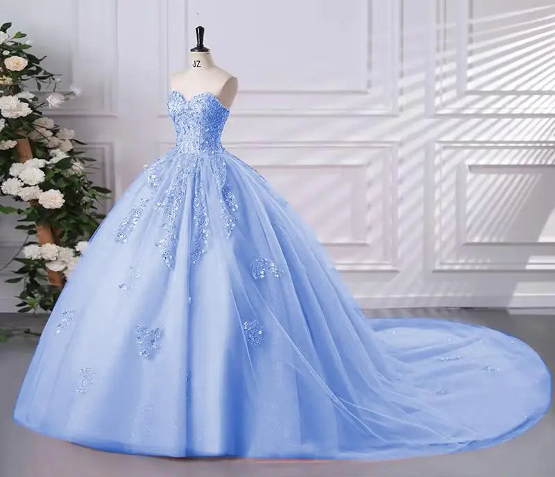 15 Quinceanera Dresses Ball Gown Strapless Party Dresses Sweet Ball Gown Customized 15 Year Old Dress Plus Size