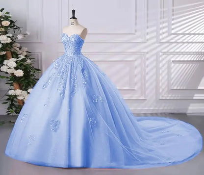 15 Quinceanera Dresses Ball Gown Strapless Party Dresses Sweet Ball Gown Customized 15 Year Old Dress Plus Size
