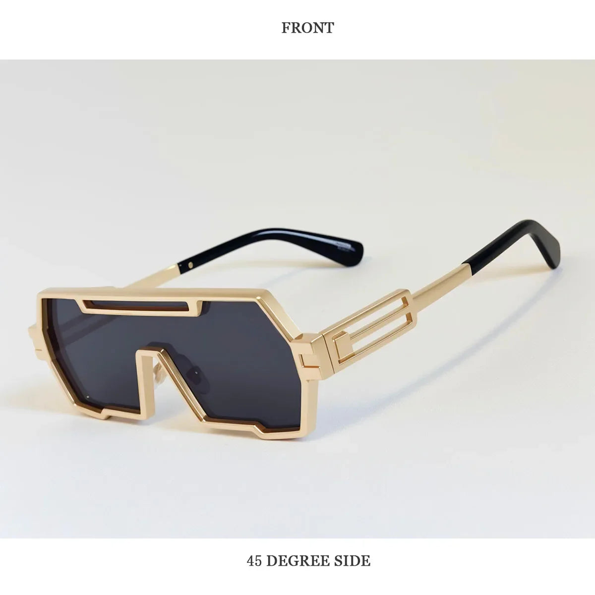 Square Steampunk Sunglasses Women 2026 One Pieces UV400 Protection Sunglass Men Brand Design Fashion Glasses Gafas De Sol Hombre
