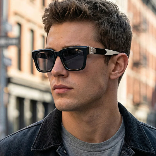 2026 Square Sunglass Men UV400 Protection Vintage Retro Sunglasses Women Trendy Luxury Fashion Glasses Gafas De Sol Hombre Vasos