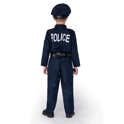 New Year's Dress Up America Police Costume for Kids - Police Officer Costume for Boys - Cop Uniform Set with Accessories