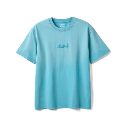 2026 Summer New 260gsm 100% Cotton Fabric Snow Washed Vintage T-shirts Men Letter Embroidery Plus Size Tops