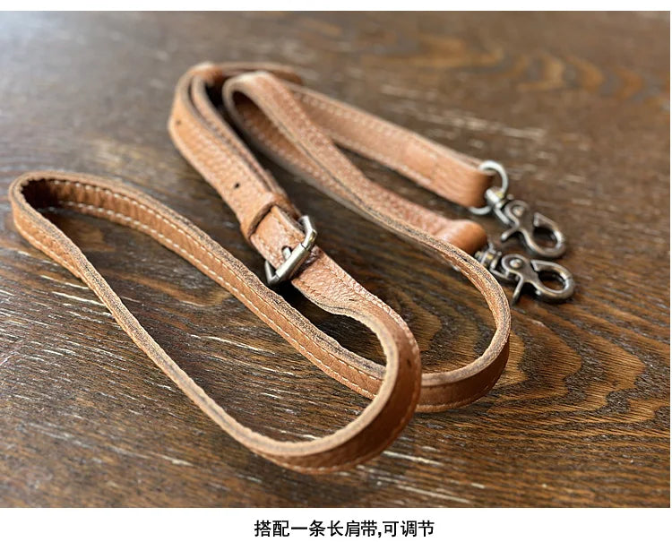 2026 New Leisure Genuine Leather Lightweight Women Shoulder Crossbody Bag Retro Soft Cowhide Versatile Bag