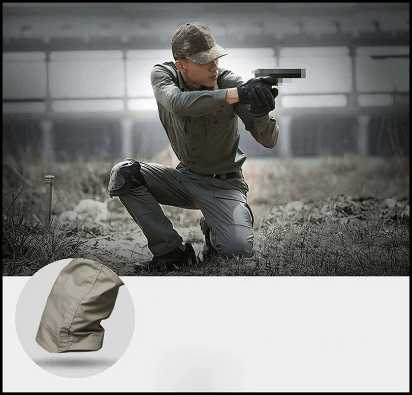 2026 City Tactical Cargo Pants Men Hiking   Hunting Pants Cotton Multi-pocket Stretch Flexible Man Casual Trousers
